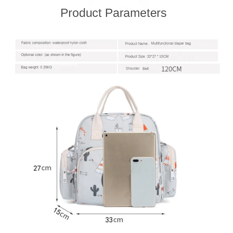Fashion Mummy Diaper Bag for Baby Care Large Capacity Maternity Nappy Bag Waterproof Nappy Bag Travel Backpacks Nursing Bag
Fashion Mummy Diaper Bag for Baby Care Large Capacity Maternity Nappy Bag Waterproof Nappy Bag Travel Backpacks Nursing Bag