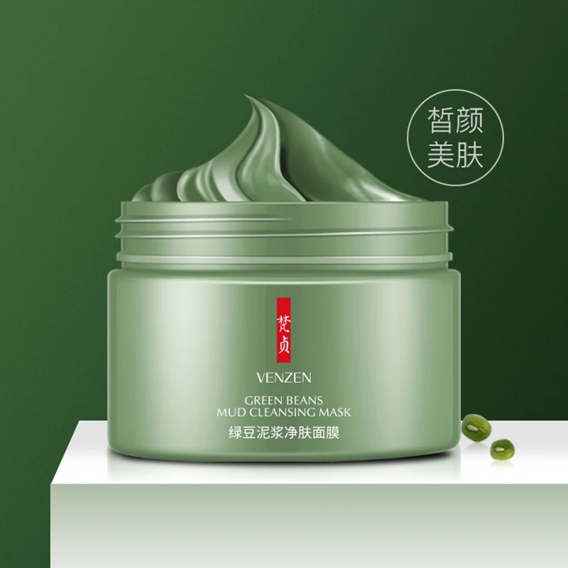 Facial Mud Mask Green Beans Cleansing Moisturizing Oil Control Anti-Aging Hydrating Face Skin Care 1pc
Facial Mud Mask Green Beans Cleansing Moisturizing Oil Control Anti-Aging Hydrating Face Skin Care 1pc