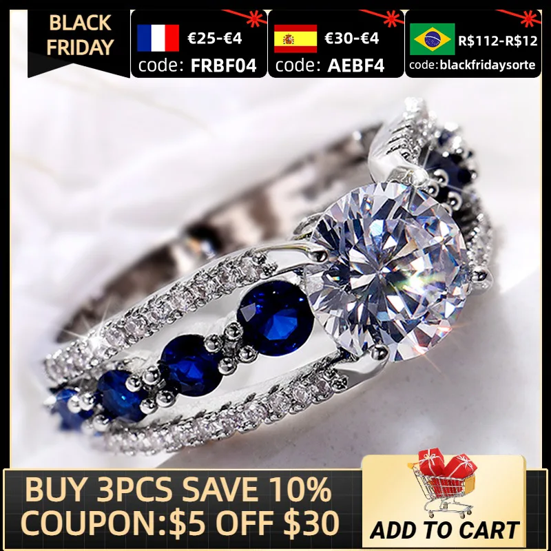 2021 New Luxury Blue Color 925 Sterling Silver Engagement Ring for Women Anniversary Gift Jewelry Wholesale R6509
2021 New Luxury Blue Color 925 Sterling Silver Engagement Ring for Women Anniversary Gift Jewelry Wholesale R6509