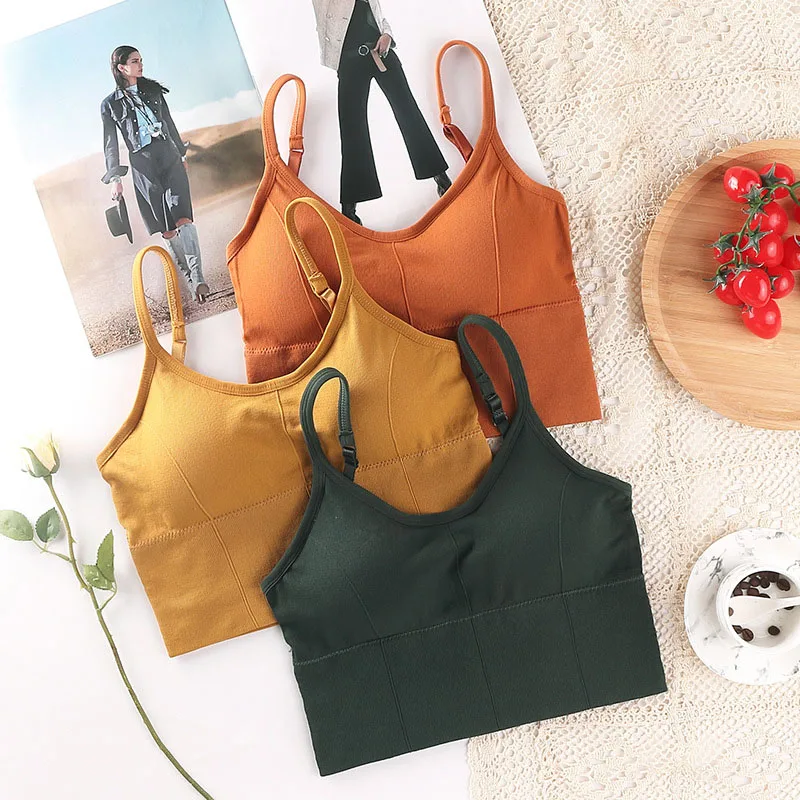 New Summer Cotton Sport Tops For Women Pure Color Push Up Bras Underwear Fashion Running Fitness Bra U Shape Seamless Top
New Summer Cotton Sport Tops For Women Pure Color Push Up Bras Underwear Fashion Running Fitness Bra U Shape Seamless Top