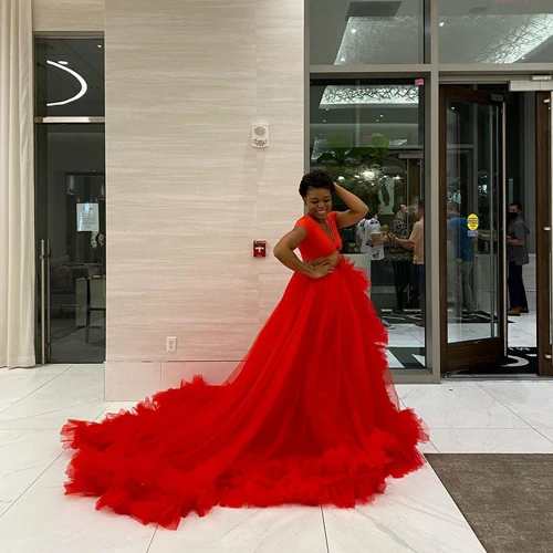 Chic A-Line Bright Red Ruffled Pleated Tulle Skirts Women 2021 Long Women Maxi Tulle Skirt Party Prom Skirt Customized Plus Size
Chic A-Line Bright Red Ruffled Pleated Tulle Skirts Women 2021 Long Women Maxi Tulle Skirt Party Prom Skirt Customized Plus Size