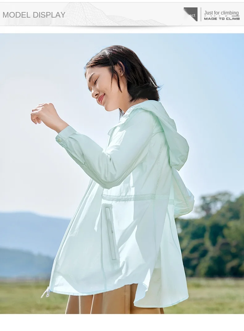 zq Elegant Sun Protection Clothing for Women Spring and Summer UV Protection Mid-Length Ultra-Thin Breathable Outdoor Sports
zq Elegant Sun Protection Clothing for Women Spring and Summer UV Protection Mid-Length Ultra-Thin Breathable Outdoor Sports