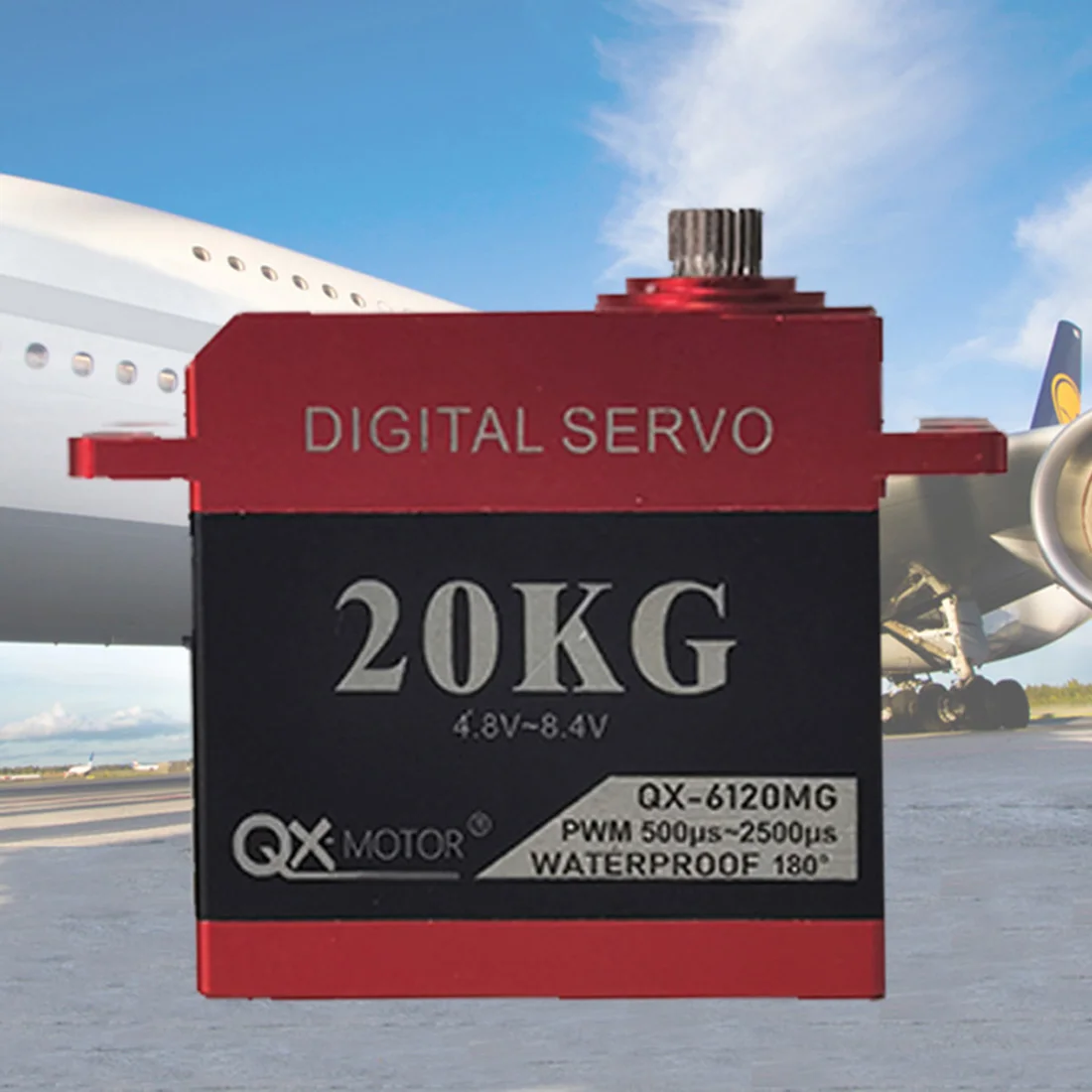 QX-MOTOR 180 градусов Высокое напряжение 8,4 в цифровой RC сервопривод 20 кг 40 кг 60 кг Крутящий момент водонепроницаемый металлический мотор радиоуп...
QX-MOTOR 180 градусов Высокое напряжение 8,4 в цифровой RC сервопривод 20 кг 40 кг 60 кг Крутящий момент водонепроницаемый металлический мотор радиоуп...