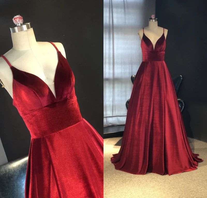 2021 вечерние платья 100% Real Pictures Wine Red Velvet V-neck A-line Floor-Length Prom Party Bridal Women Evening Dresses
2021 вечерние платья 100% Real Pictures Wine Red Velvet V-neck A-line Floor-Length Prom Party Bridal Women Evening Dresses