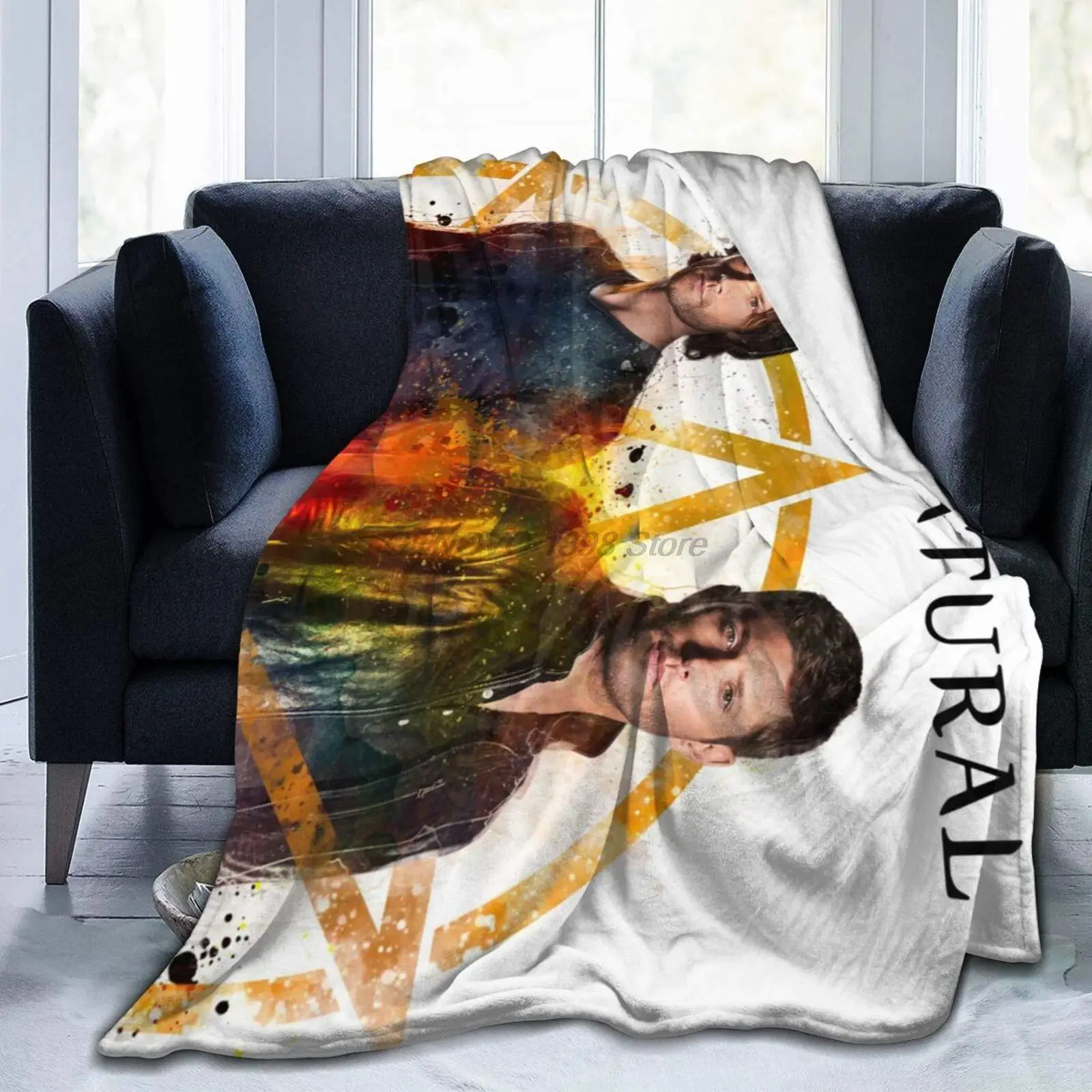 Supe-Rnatural Wayward Sons Ultra-Soft Micro Fleece Blanket Couch for Adults Or Kids 
Supe-Rnatural Wayward Sons Ultra-Soft Micro Fleece Blanket Couch for Adults Or Kids