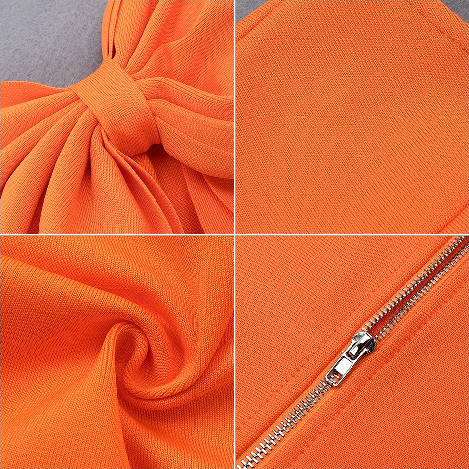 2020 New Summer Orange Sexy Bow Bandage Dress Women One Shoulder Long Sleeve Celebrity Evening Party Runway Dress Vestidos
2020 New Summer Orange Sexy Bow Bandage Dress Women One Shoulder Long Sleeve Celebrity Evening Party Runway Dress Vestidos