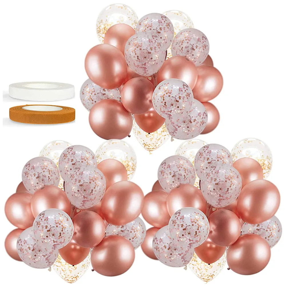 60 Pearl Powder + Metal Red + Rose Metal Balloons Suitable for Wedding Scene Decoration and Birthday Romantic Decoration
60 Pearl Powder + Metal Red + Rose Metal Balloons Suitable for Wedding Scene Decoration and Birthday Romantic Decoration