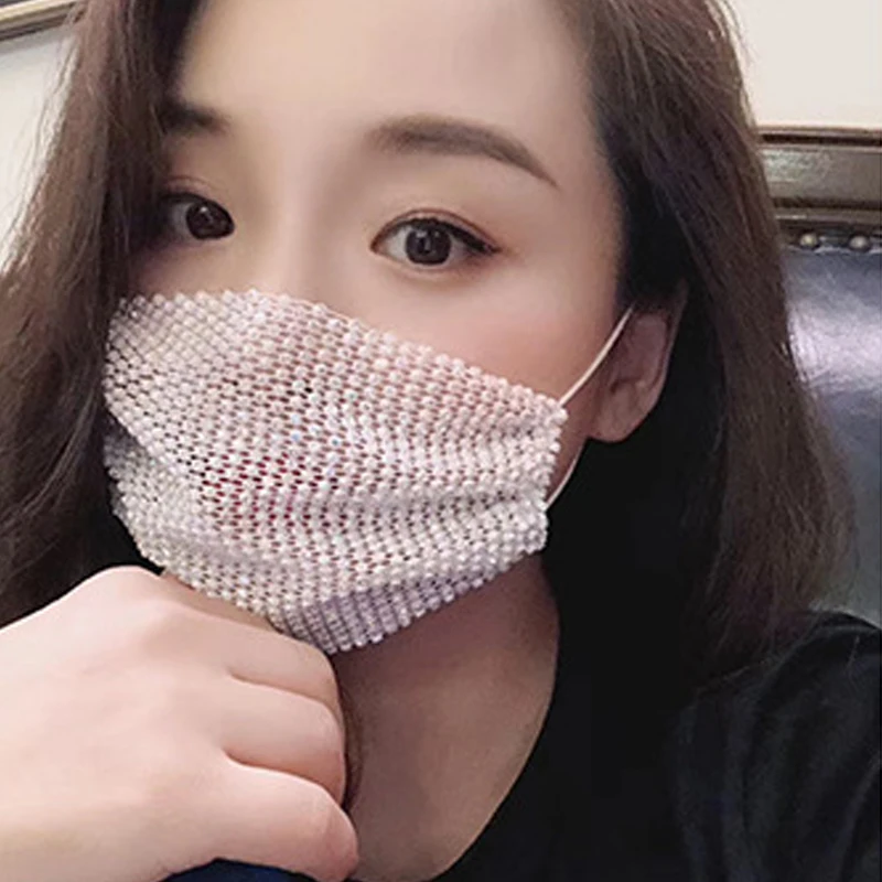 Bling Rhinestone Party Mask Shiny Glitter Mesh Net Face Mask Decor Jewelry Elastic Wedding Nightclub Halloween Cosplay Facemask
Bling Rhinestone Party Mask Shiny Glitter Mesh Net Face Mask Decor Jewelry Elastic Wedding Nightclub Halloween Cosplay Facemask