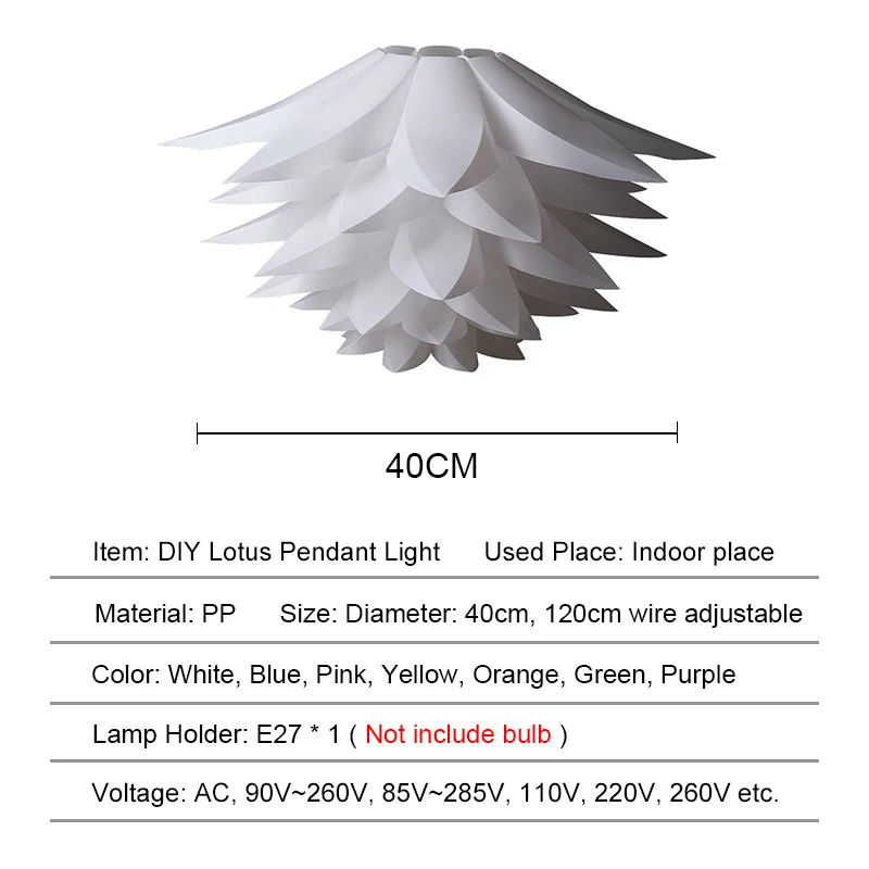 Lotus Led Pendant Lights DIY Pendant Lamp Modern Bedside Lamp Flower Nordic Hanging Lamp Bedroom Living Room Cafe Bar Shop E27 
Lotus Led Pendant Lights DIY Pendant Lamp Modern Bedside Lamp Flower Nordic Hanging Lamp Bedroom Living Room Cafe Bar Shop E27