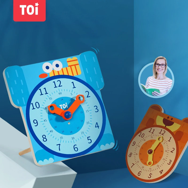 TOI Wooden Clock Montessori Educational Toys Preschool Time Colorful Cognitive Learning Early Learning Aid Over 3 Years Kid Gift
TOI Wooden Clock Montessori Educational Toys Preschool Time Colorful Cognitive Learning Early Learning Aid Over 3 Years Kid Gift