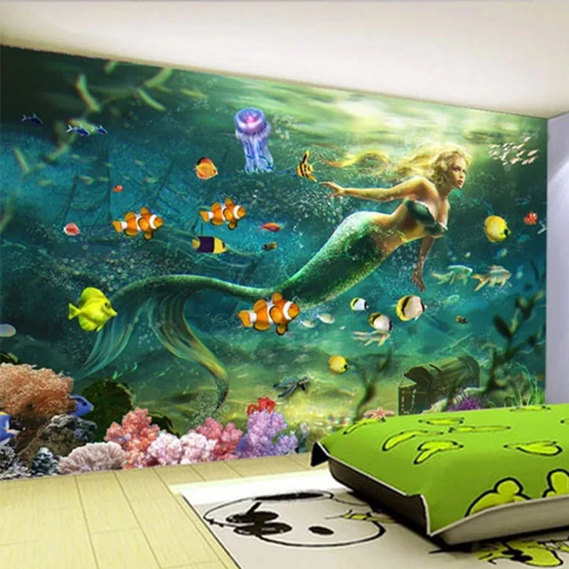 Custom Self-Adhesive Wallpaper 3D Cartoon Seabed Murals Children's Bedroom Background Wall DecorWaterproof Wall Stickers Fresco
Custom Self-Adhesive Wallpaper 3D Cartoon Seabed Murals Children's Bedroom Background Wall DecorWaterproof Wall Stickers Fresco