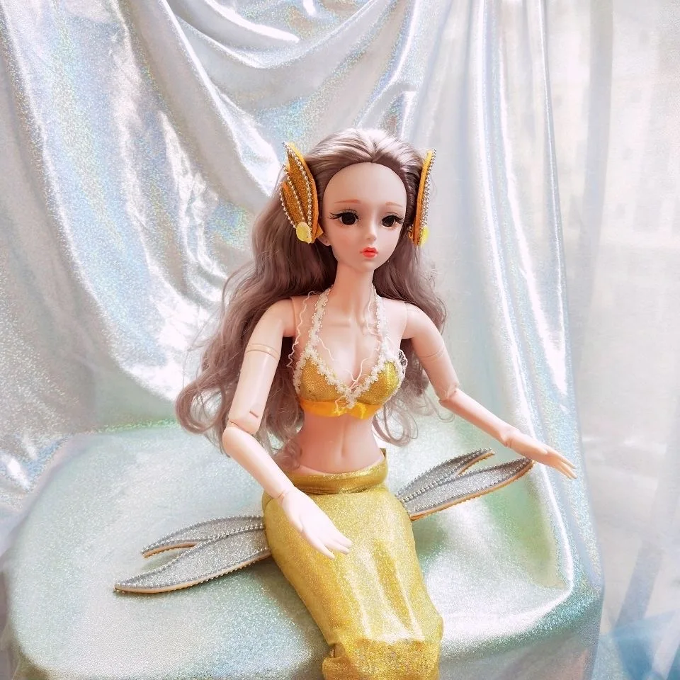 60CM Mermaid BJD Fantasy Generation Fashion 1/3 Movable Joint Dolls for Girl Clothes Dress DIY Doll Makeup Face Cheap Gifts Toy
60CM Mermaid BJD Fantasy Generation Fashion 1/3 Movable Joint Dolls for Girl Clothes Dress DIY Doll Makeup Face Cheap Gifts Toy