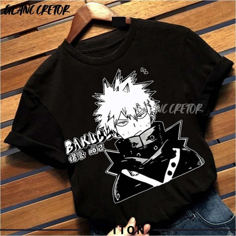 Fashion T-shirt My Hero Academia Bakugou Printed T-shirt Short-sleeve T-shirt Tops men clothing kawaii clothing anime shirt
Fashion T-shirt My Hero Academia Bakugou Printed T-shirt Short-sleeve T-shirt Tops men clothing kawaii clothing anime shirt