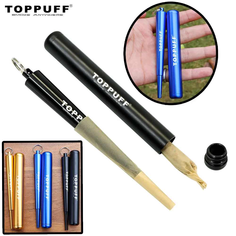 TOPPUFF Tobacco Aluminum Doob Tube Container Fashion Mature Joint Roller Cigarette Herb Rolling Manual Stash Jar New Gadgets
TOPPUFF Tobacco Aluminum Doob Tube Container Fashion Mature Joint Roller Cigarette Herb Rolling Manual Stash Jar New Gadgets