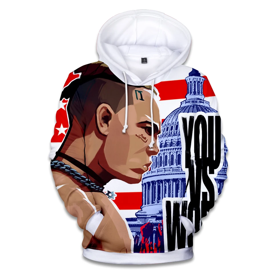 3D XXXTentacion popular men and women hooded boys and girls blue pullover children cool autumn and winter sweatshirt 
3D XXXTentacion popular men and women hooded boys and girls blue pullover children cool autumn and winter sweatshirt