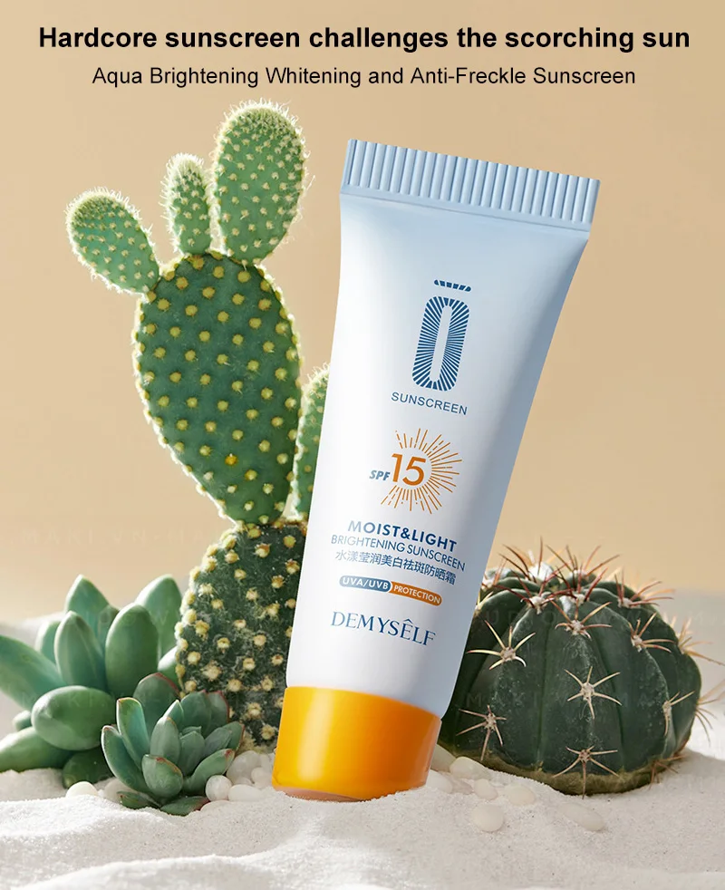 Sunscreen Whitening Sun Cream SPF 15 Sunblock Facial Body Skin Protective Cream Anti-Aging Oil-control Moisturizing Face
Sunscreen Whitening Sun Cream SPF 15 Sunblock Facial Body Skin Protective Cream Anti-Aging Oil-control Moisturizing Face