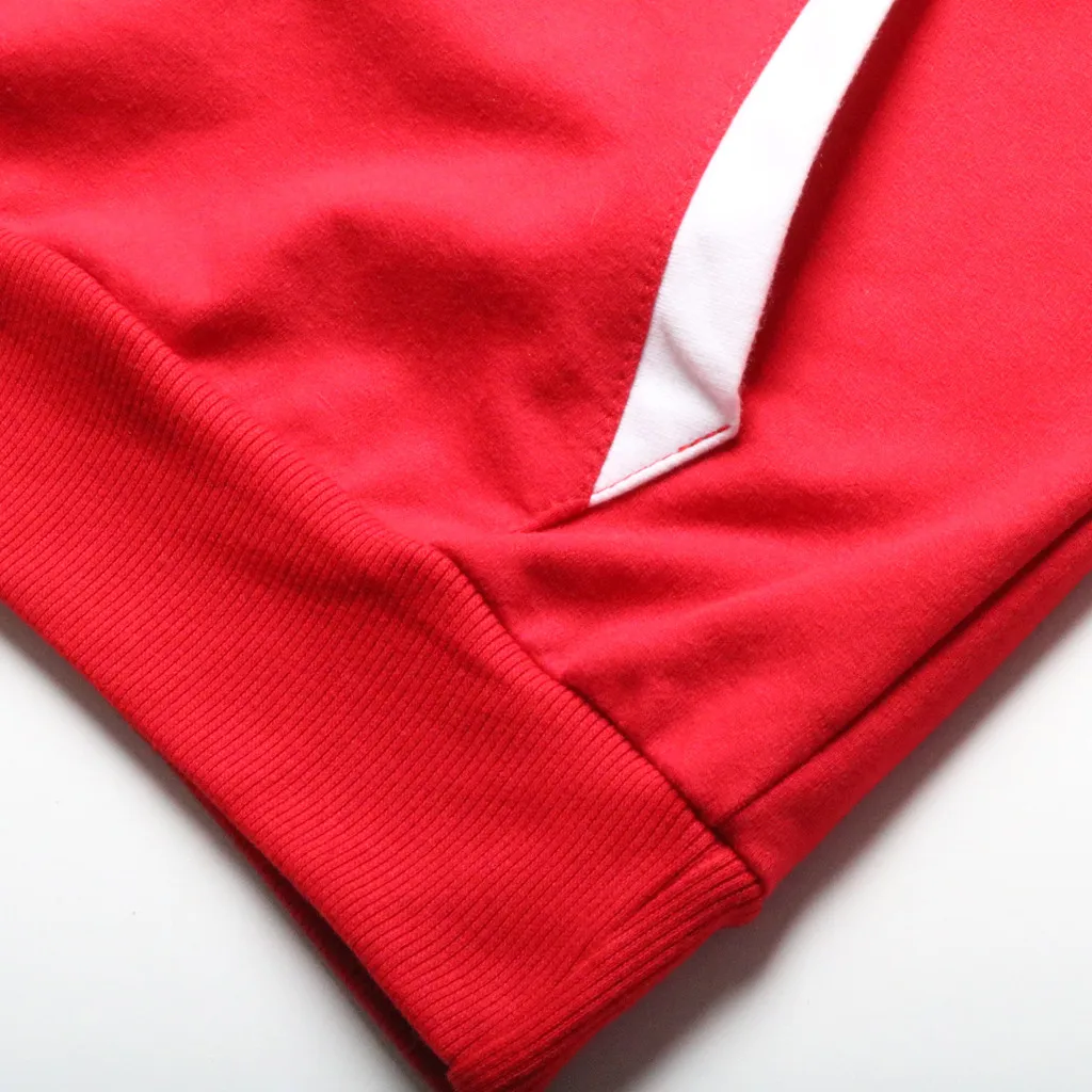Women Winter Hoodie Sweatshirt Warm Red White Contrast Color Long Sleeve Pocket Hooded Loose Overall Sweatshirts Top Sudaderas
Women Winter Hoodie Sweatshirt Warm Red White Contrast Color Long Sleeve Pocket Hooded Loose Overall Sweatshirts Top Sudaderas