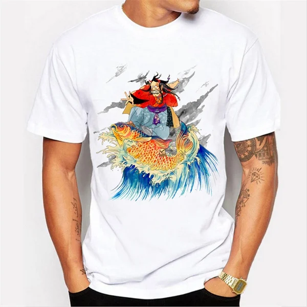 Summer High-quality New Personalized 3D Digital Printing Pattern of Casual Short-sleeved Round Neck Men's White T-shirt
Summer High-quality New Personalized 3D Digital Printing Pattern of Casual Short-sleeved Round Neck Men's White T-shirt