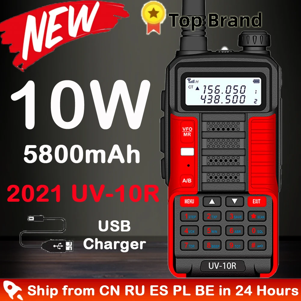 Портативная рация Baofeng UV 10R, 30 км, 2021 каналов, УКВ, УВЧ, Двухдиапазонная, двухсторонняя, Любительское радио, Baofeng UV-10R, 128
Портативная рация Baofeng UV 10R, 30 км, 2021 каналов, УКВ, УВЧ, Двухдиапазонная, двухсторонняя, Любительское радио, Baofeng UV-10R, 128