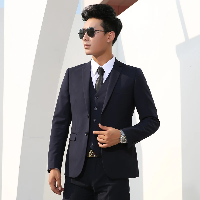 Men Suits Slim Business Formal Casual Classic Suit Wedding Groom Party Prom Single Breasted Color Black Gray Navy Blue
Men Suits Slim Business Formal Casual Classic Suit Wedding Groom Party Prom Single Breasted Color Black Gray Navy Blue