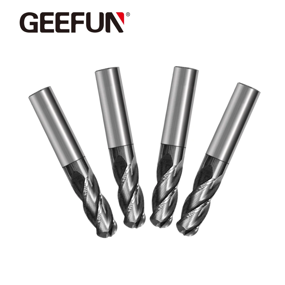 JF gen serise 200pcs/set R2.5*10*D5*75*4F Solid Carbide 4 Flutes Ball Nose End Mill Metric TiXCo Coated For Hard Steel | Инструменты