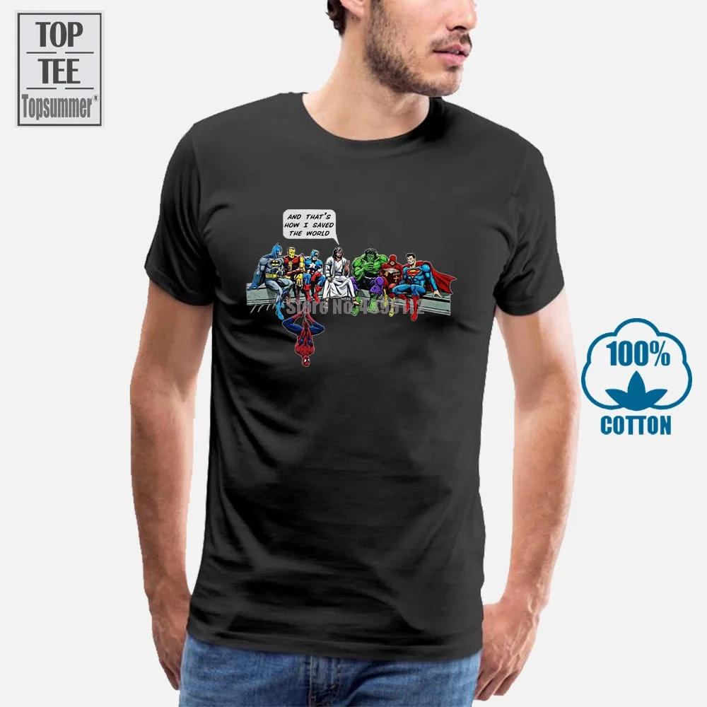 And That'S How I Saved The World T Shirt Jesus And Superheroes Christian New 011118
And That'S How I Saved The World T Shirt Jesus And Superheroes Christian New 011118
