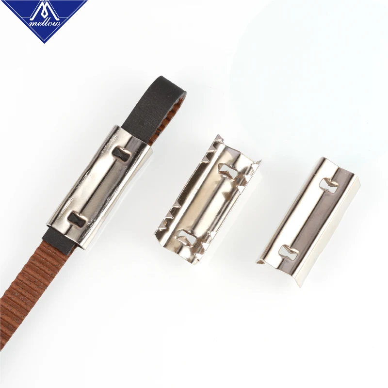 Mellow 10pcs 3D Printer Parts GT2 Open Belt Clip Open-end Timing Belts Openbuilds Belt clamp Crimp Style
Mellow 10pcs 3D Printer Parts GT2 Open Belt Clip Open-end Timing Belts Openbuilds Belt clamp Crimp Style