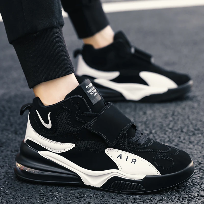 2021 New Autumn High Top Men Sneakers Winter Outdoor Breathable Running Shoes Air Cushion Men's Sport Shoes Big Size Basketball
2021 New Autumn High Top Men Sneakers Winter Outdoor Breathable Running Shoes Air Cushion Men's Sport Shoes Big Size Basketball