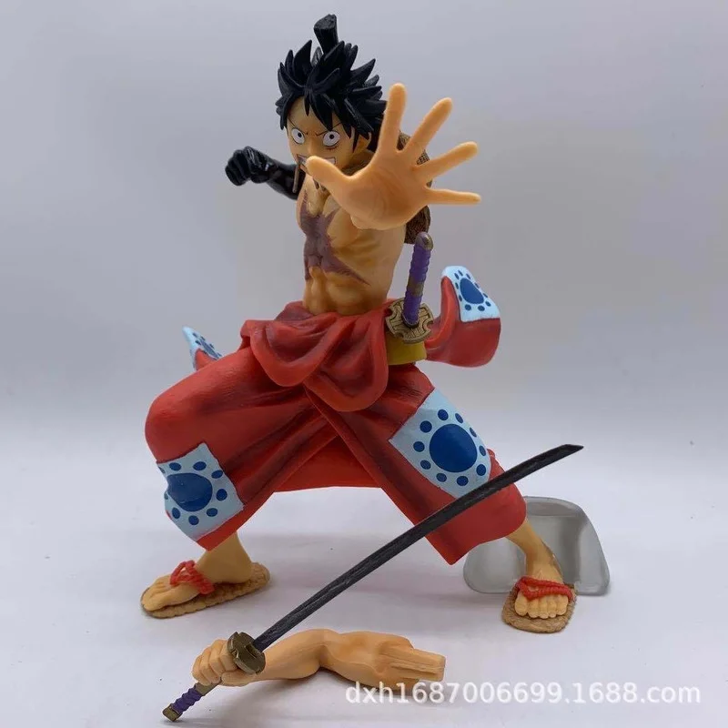Bandai Anime ONE PIECE Monkey D. Luffy Armed Color Interchangeable Hands and Swords Figurine Doll Model Children's Toy Decoratio
Bandai Anime ONE PIECE Monkey D. Luffy Armed Color Interchangeable Hands and Swords Figurine Doll Model Children's Toy Decoratio
