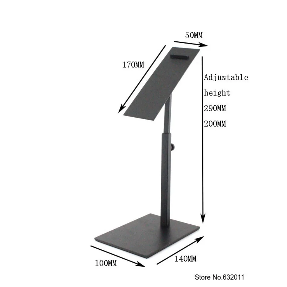 Black Metal Shoe Display Showing Stand Shoe Riser Bracket Stand Stainless Steel Shoes Holder Rack
Black Metal Shoe Display Showing Stand Shoe Riser Bracket Stand Stainless Steel Shoes Holder Rack