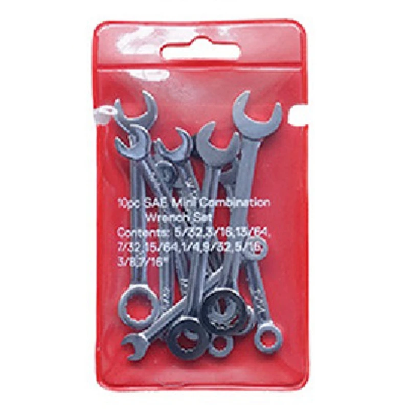 

Mini Wrench, Inch Ignition Wrench Set, Open-End Set Wrench, Used to Assemble Furniture, Small Equipment, Automobiles