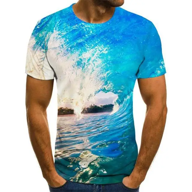 2020 New Men 3D T-shirt Casual Short Sleeve O-Neck Fashion Nature Printed t shirt Men Tees
2020 New Men 3D T-shirt Casual Short Sleeve O-Neck Fashion Nature Printed t shirt Men Tees