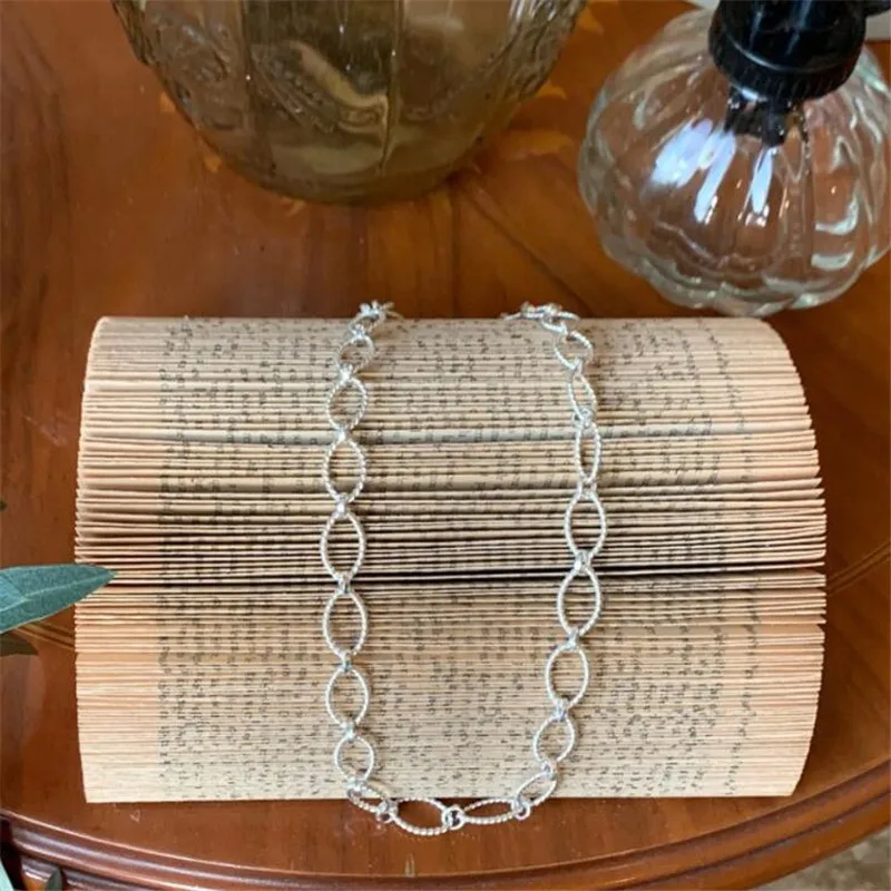 YIKUF88 Sterling 925 Silver Women Necklace Twist Combination Necklace Fine Jewelry Female Necklace
YIKUF88 Sterling 925 Silver Women Necklace Twist Combination Necklace Fine Jewelry Female Necklace