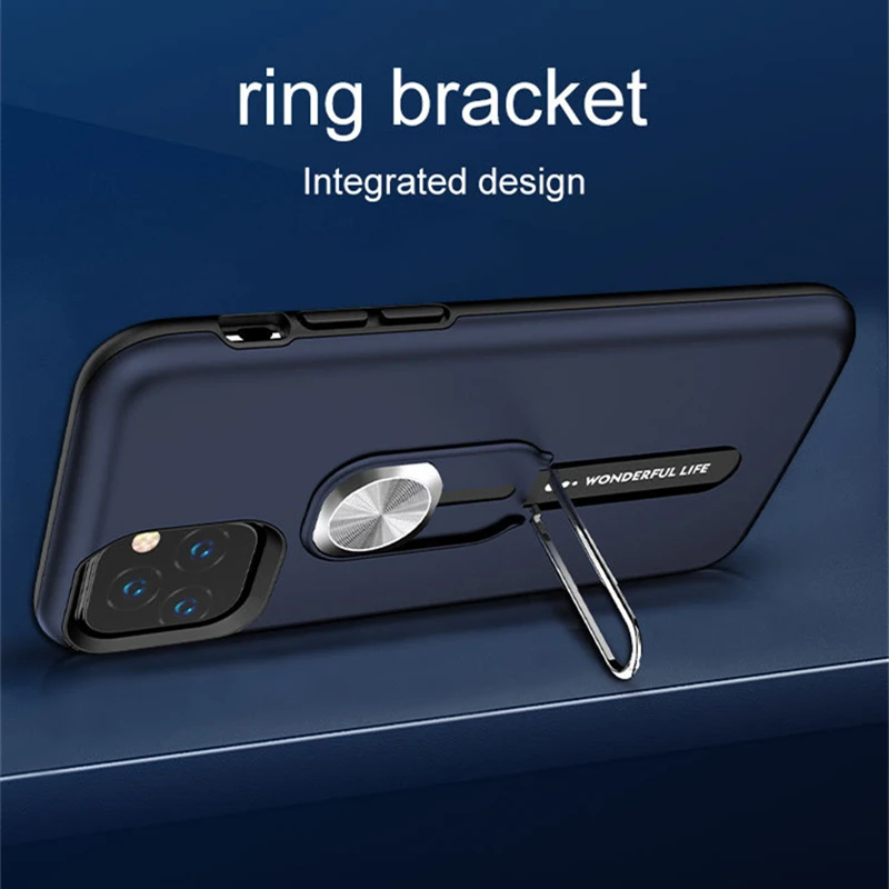Чехол с откидной подставкой и магнитным кольцом для Iphone 11 Pro Max 7 8 6 6S Plus X XS MAX XR