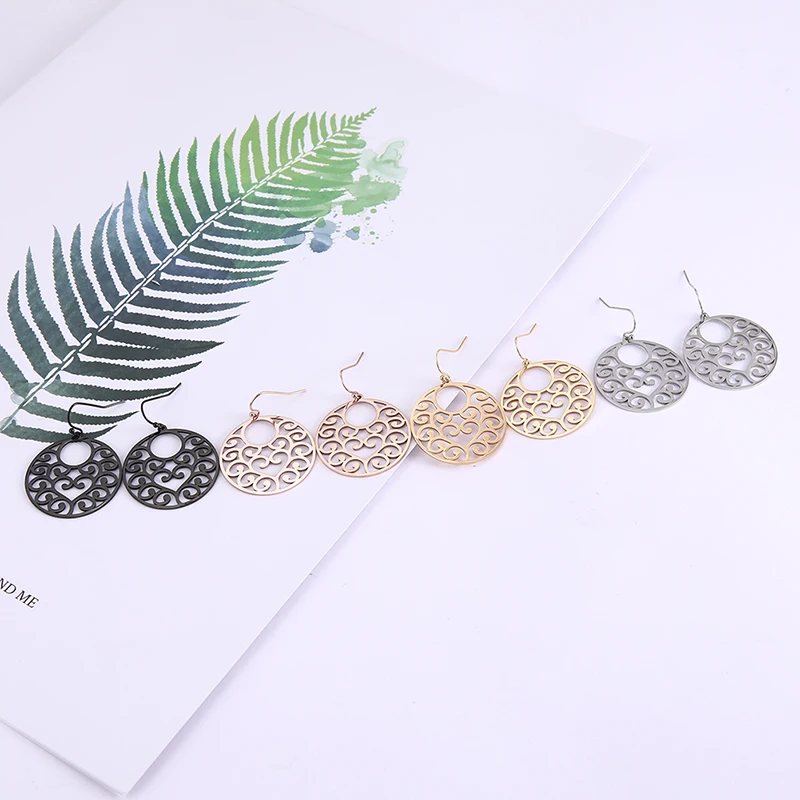 Sipuris Vintage Statement Drop Earrings Round Love Hollow Filigree Stainless Dangle Earrings For Women Golden Black Jewelry Gift
Sipuris Vintage Statement Drop Earrings Round Love Hollow Filigree Stainless Dangle Earrings For Women Golden Black Jewelry Gift