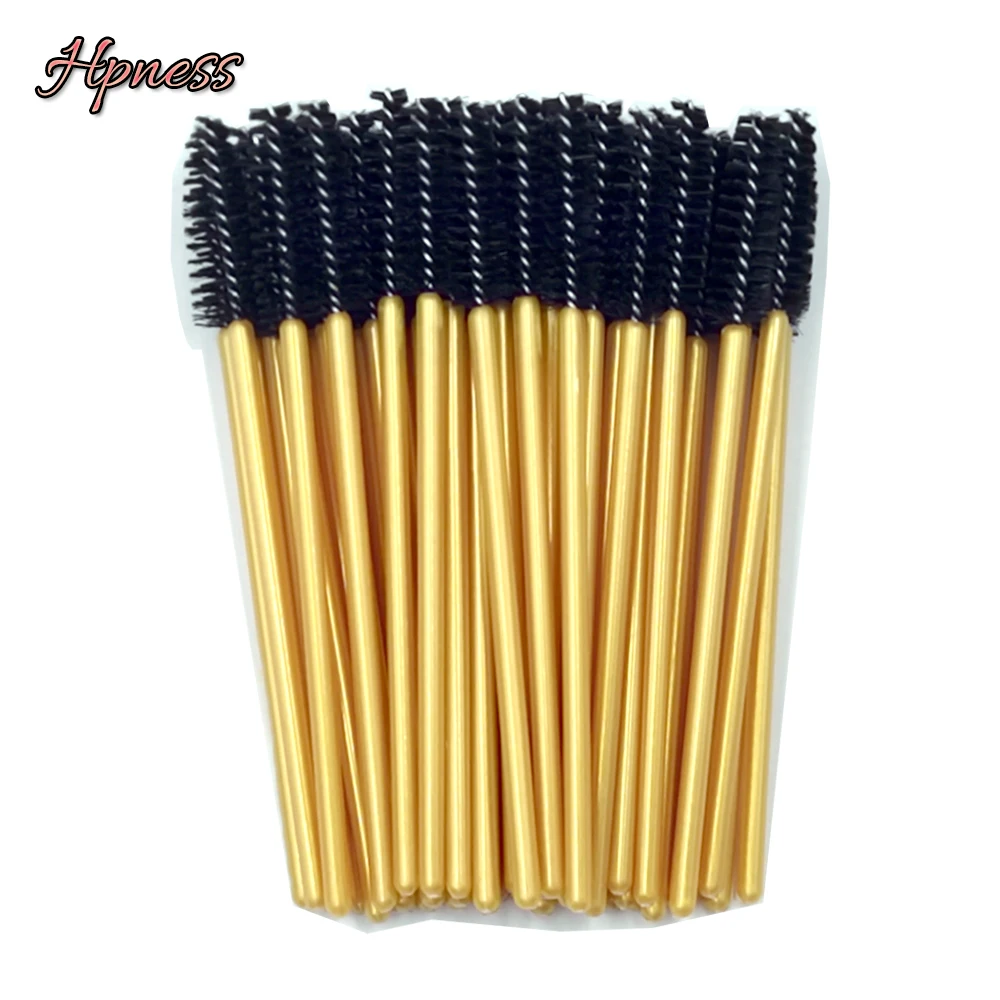 Golden Mascara Wands Brush Applicator Disposable Cosmetic Brush for Eyelashes Extension Eyebrow Brush 50 pieces /Lot
Golden Mascara Wands Brush Applicator Disposable Cosmetic Brush for Eyelashes Extension Eyebrow Brush 50 pieces /Lot
