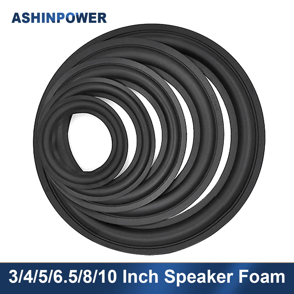 2Pcs Ashinpower 3/4/5/6.5/8/10 Inch Speaker Foam Surround Active Speakers Foam Edge Rubber Speaker Audio Repair Parts Accessorie
2Pcs Ashinpower 3/4/5/6.5/8/10 Inch Speaker Foam Surround Active Speakers Foam Edge Rubber Speaker Audio Repair Parts Accessorie