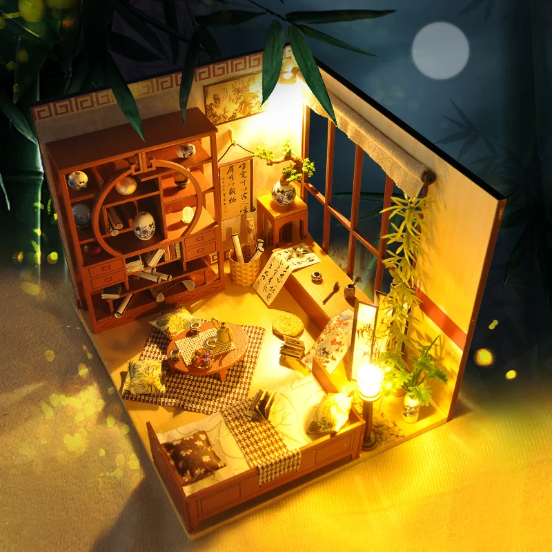 Doll House Furniture Diy Dollhouse Miniature Puzzle Assemble 3d Wooden Miniaturas Dollhouse Educational Toys For Children Gift
Doll House Furniture Diy Dollhouse Miniature Puzzle Assemble 3d Wooden Miniaturas Dollhouse Educational Toys For Children Gift
