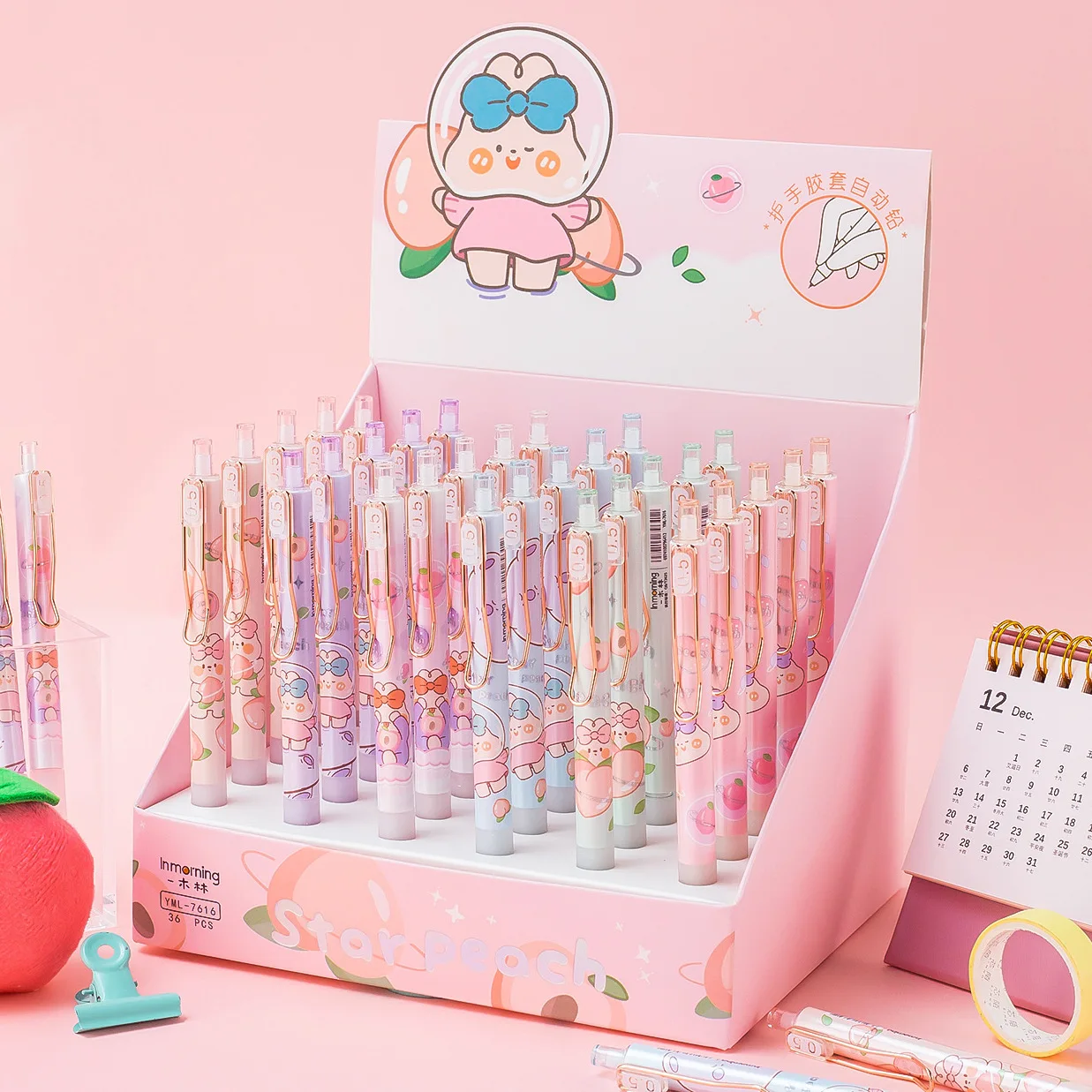 36 pcs/lot Kawaii Peach Rabbit Mechanical Pencil Cute 0.5mm Student Automatic Pen For Kid School Office Supply
36 pcs/lot Kawaii Peach Rabbit Mechanical Pencil Cute 0.5mm Student Automatic Pen For Kid School Office Supply