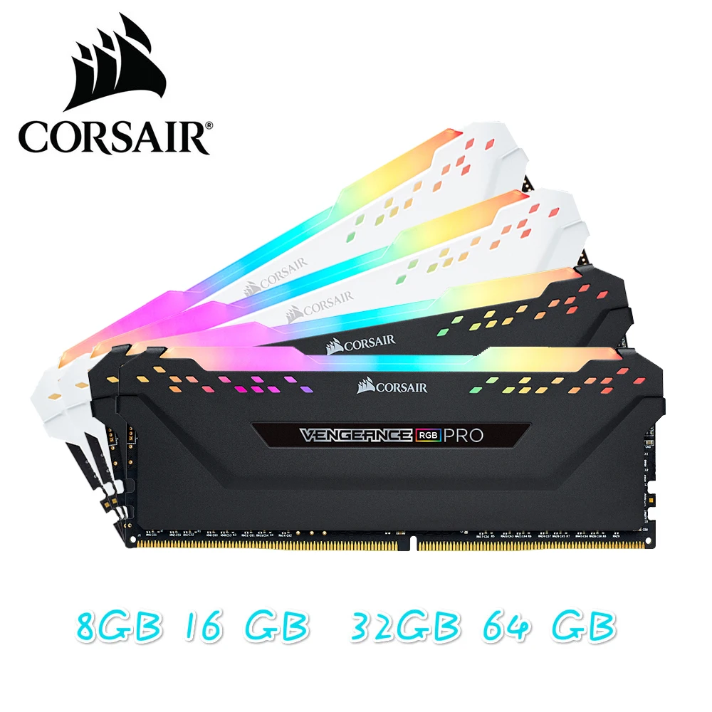 Оперативная память CORSAIR Vengeance RGB PRO DDR4 8 Гб 3000 МГц DIMM для настольного компьютера