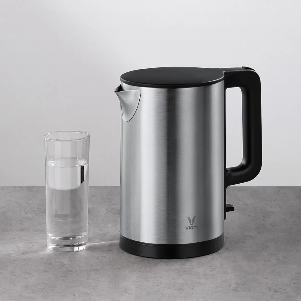 Xiaomi VIOMI Electric Kettle 1.5L Intelligent Thermostat Anti-scalding Household 304 Stainless Steel 1800W Electric Kettle
Xiaomi VIOMI Electric Kettle 1.5L Intelligent Thermostat Anti-scalding Household 304 Stainless Steel 1800W Electric Kettle