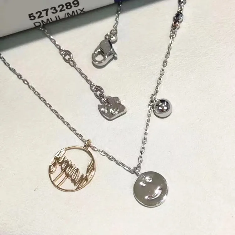 s925 sterling silver necklace new hypoallergenic happy smiley letters fashion personality style simple style jewelry hot
s925 sterling silver necklace new hypoallergenic happy smiley letters fashion personality style simple style jewelry hot