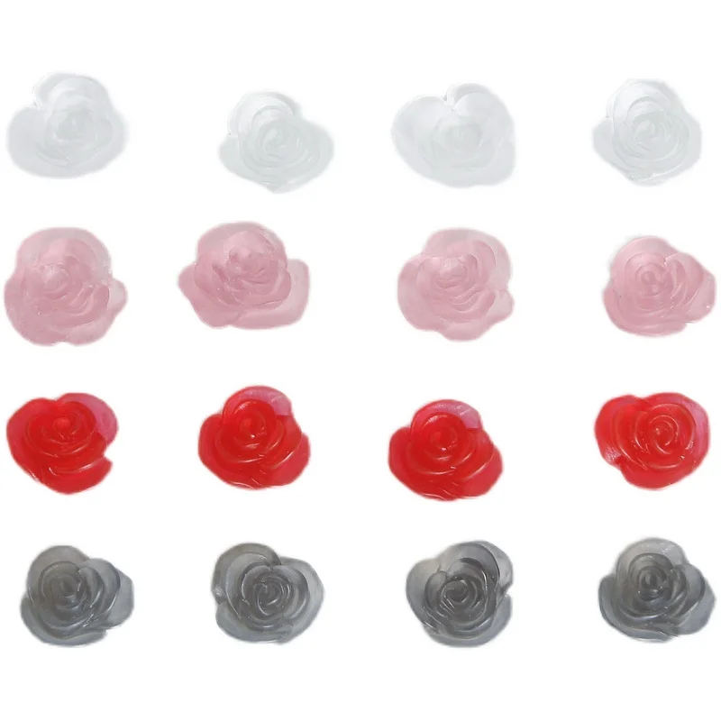 Fog frosted tea rose bud resin patch DIY hand made jewelry earrings stud accessories materials
Fog frosted tea rose bud resin patch DIY hand made jewelry earrings stud accessories materials