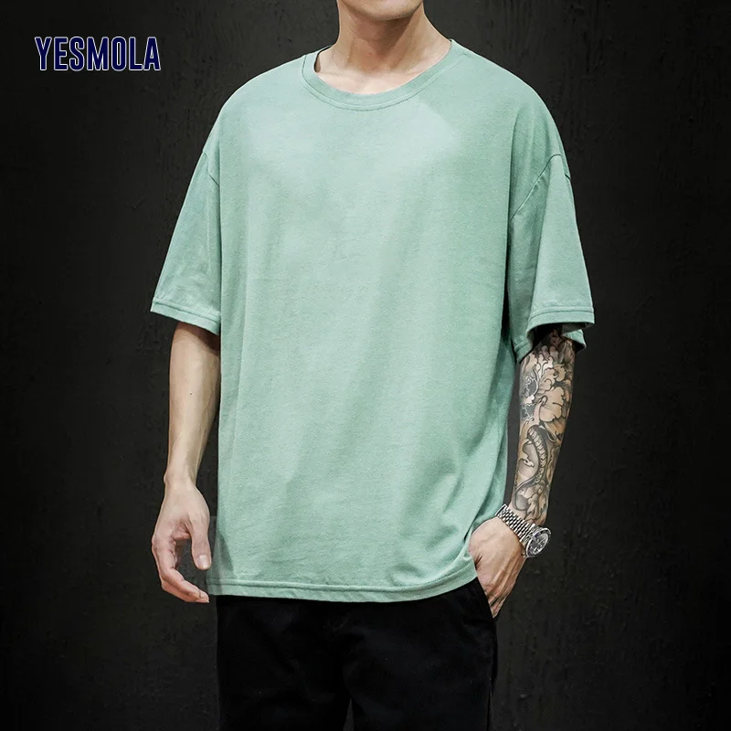 YESMOLA Solid T Shirt Mens Oversized 2021 Fashion Men's T-shirt Hip Hop Short Sleeve Casual Cotton Mens Streetwear Top Tees
YESMOLA Solid T Shirt Mens Oversized 2021 Fashion Men's T-shirt Hip Hop Short Sleeve Casual Cotton Mens Streetwear Top Tees