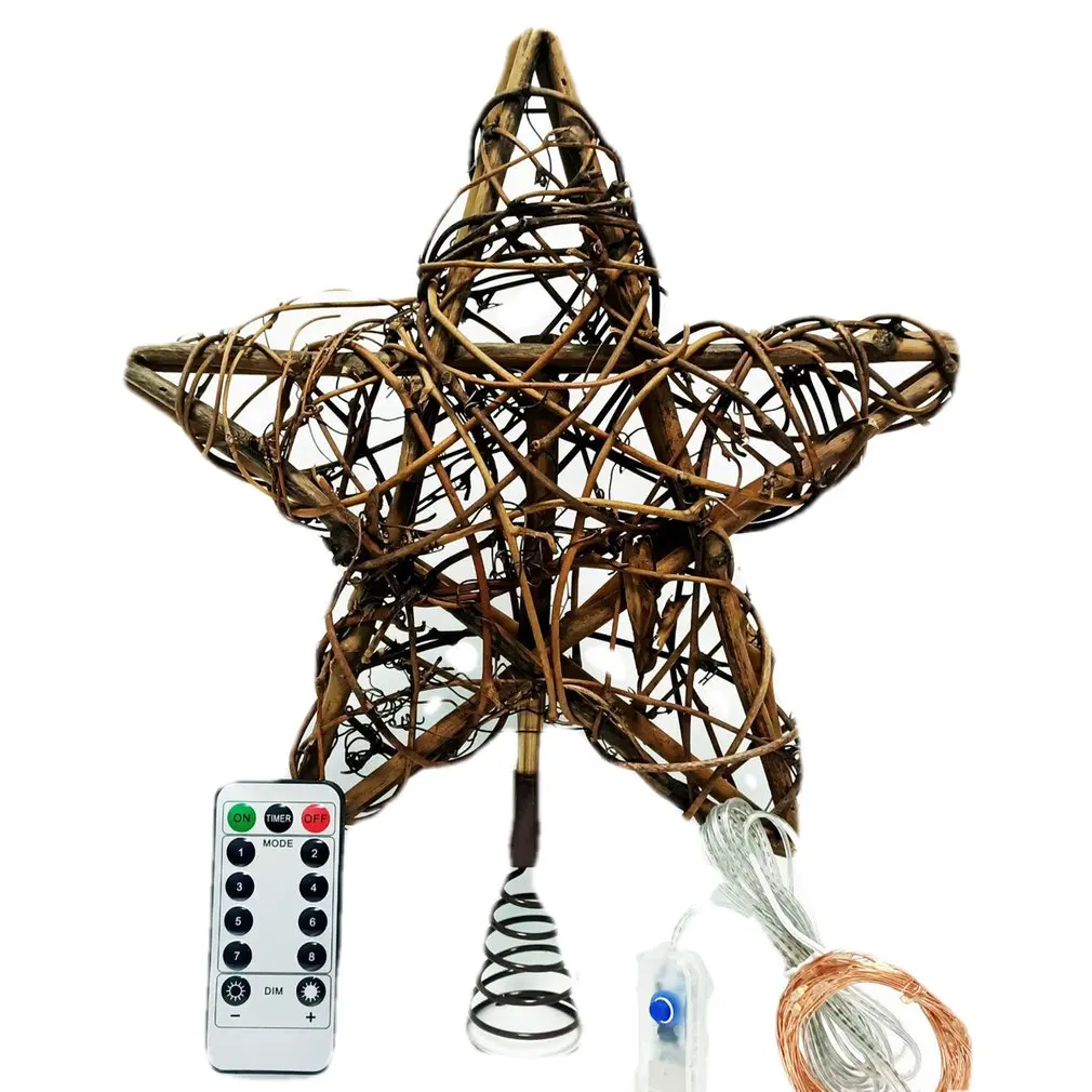 Christmas Star Tree Topper Lights Light Up Star Xmas Tree Ornaments With String Light For Christmas Tree Table Decoration
Christmas Star Tree Topper Lights Light Up Star Xmas Tree Ornaments With String Light For Christmas Tree Table Decoration