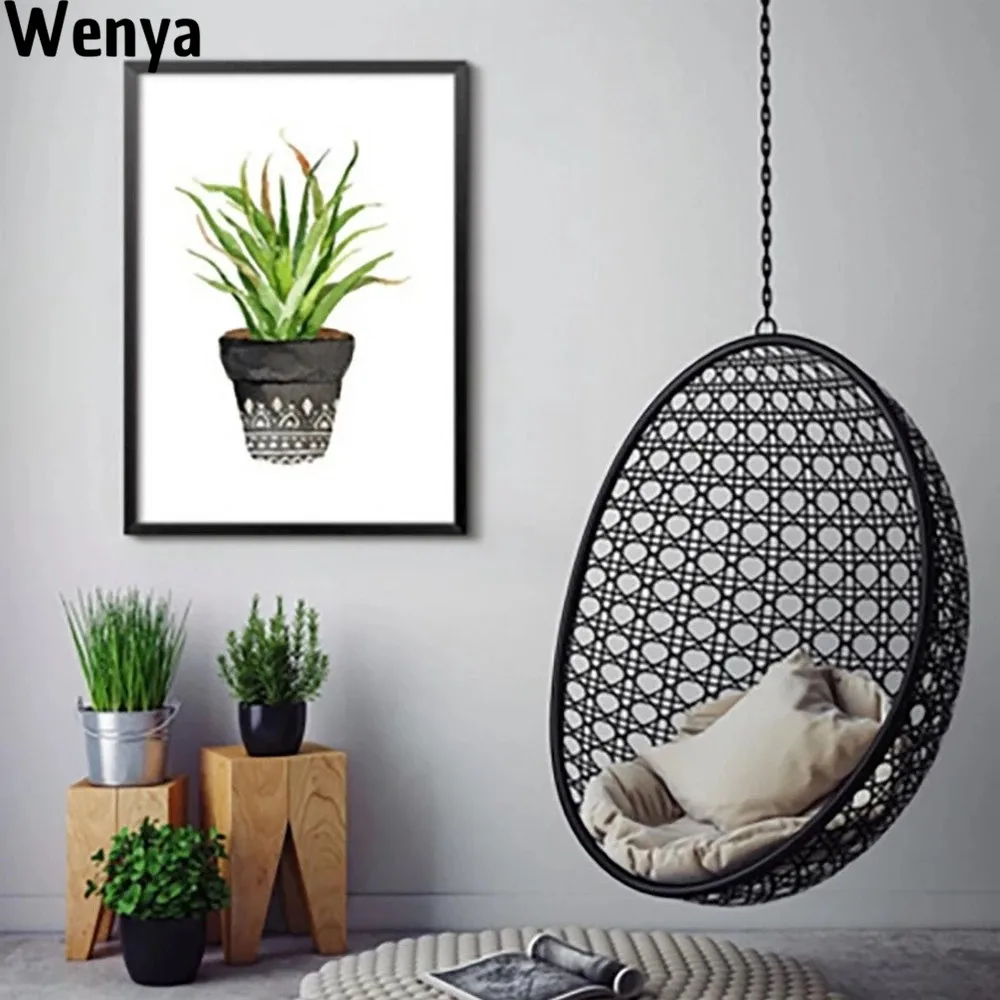 European Style Small Fresh Green Plant Canvas Painting Potted Succulent Wall Art Poster Pictures For Living Room Home Decor 
European Style Small Fresh Green Plant Canvas Painting Potted Succulent Wall Art Poster Pictures For Living Room Home Decor