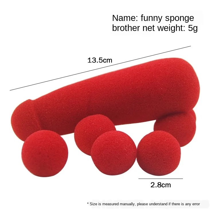Funny sponge little brother sponge little brother whole person magic props whole person bubble girl sponge magic props