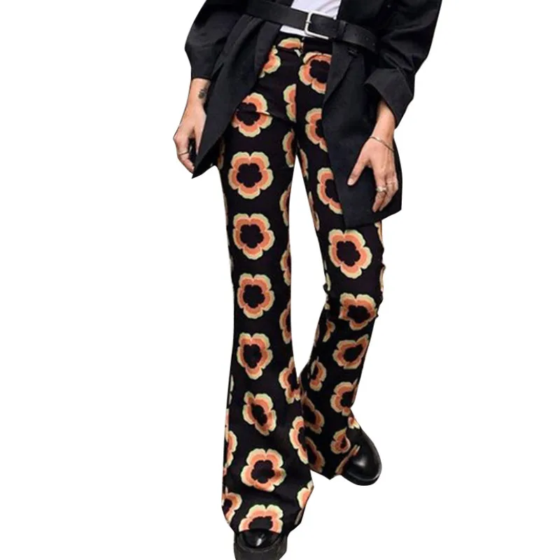 Women's Bell Bottoms, Stylish Heart/Floral Pattern Elastic High Waist Skinny Flare Pants Spring Autumn
Women's Bell Bottoms, Stylish Heart/Floral Pattern Elastic High Waist Skinny Flare Pants Spring Autumn