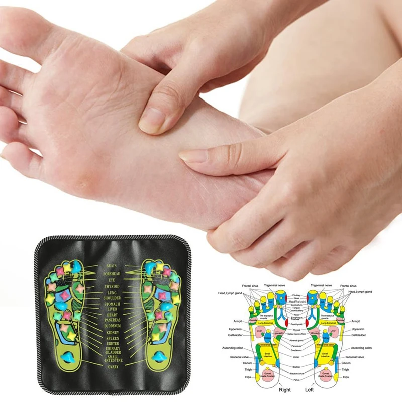 1Pc Pebble Foot Massage Pad Walking Stone Square Foot Massage Pad Can Relieve Body Pain
1Pc Pebble Foot Massage Pad Walking Stone Square Foot Massage Pad Can Relieve Body Pain