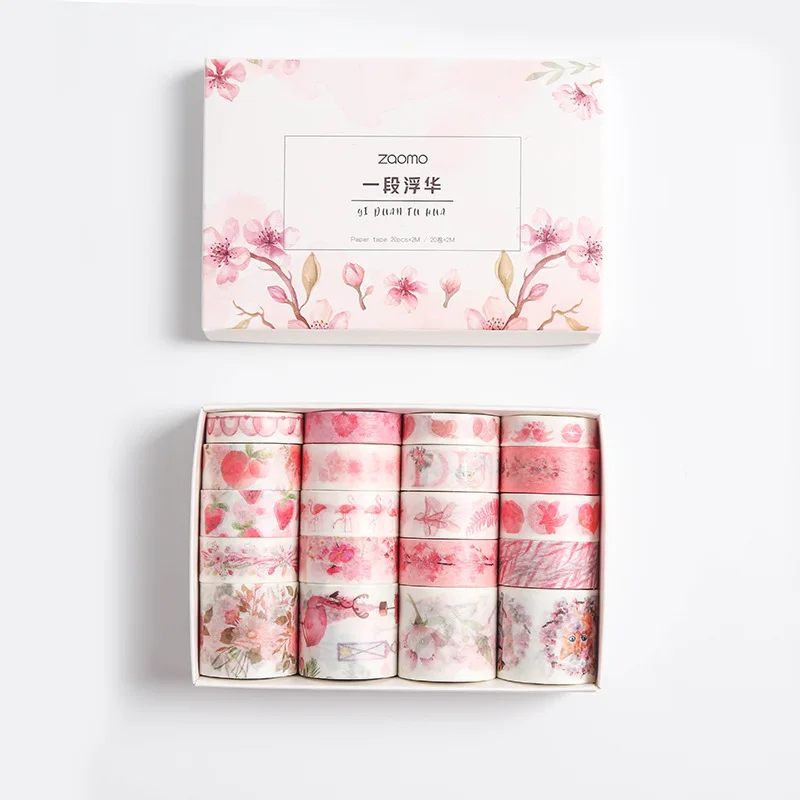 20Rolls/set DIY Masking Washi Tape Set Floral Vintage Decorative Sticker Adhesive Label Stickers Scrapbooking For Planner Diary
20Rolls/set DIY Masking Washi Tape Set Floral Vintage Decorative Sticker Adhesive Label Stickers Scrapbooking For Planner Diary